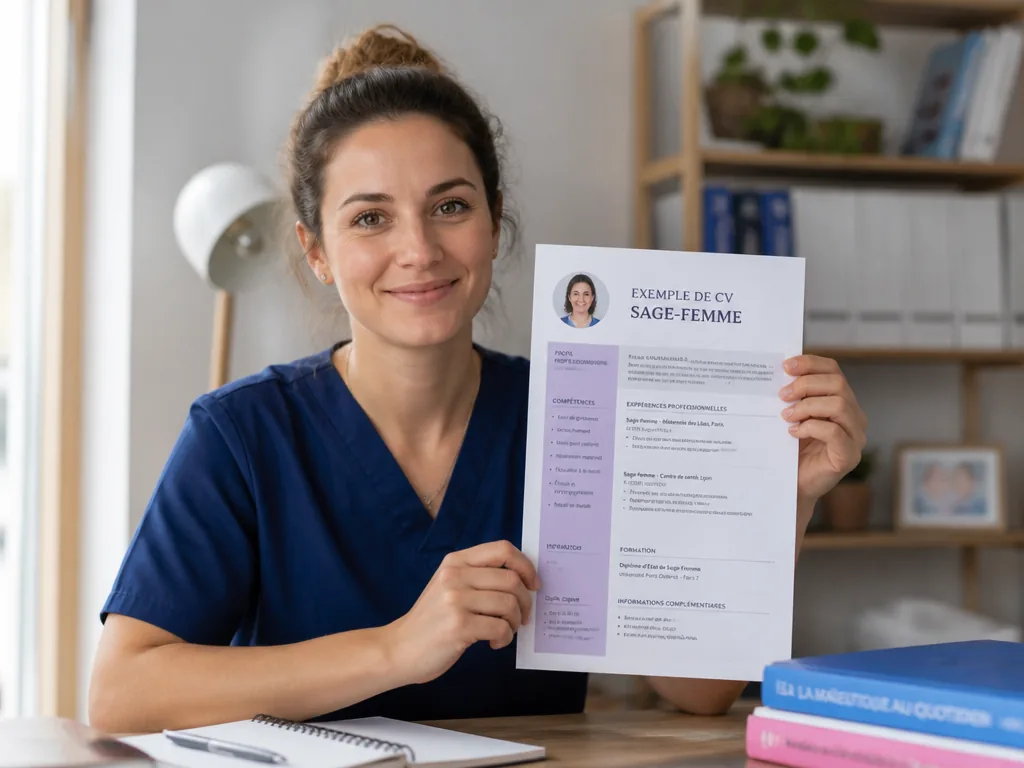 Exemple de CV de sage-femme : modèle, compétences et erreurs à éviter