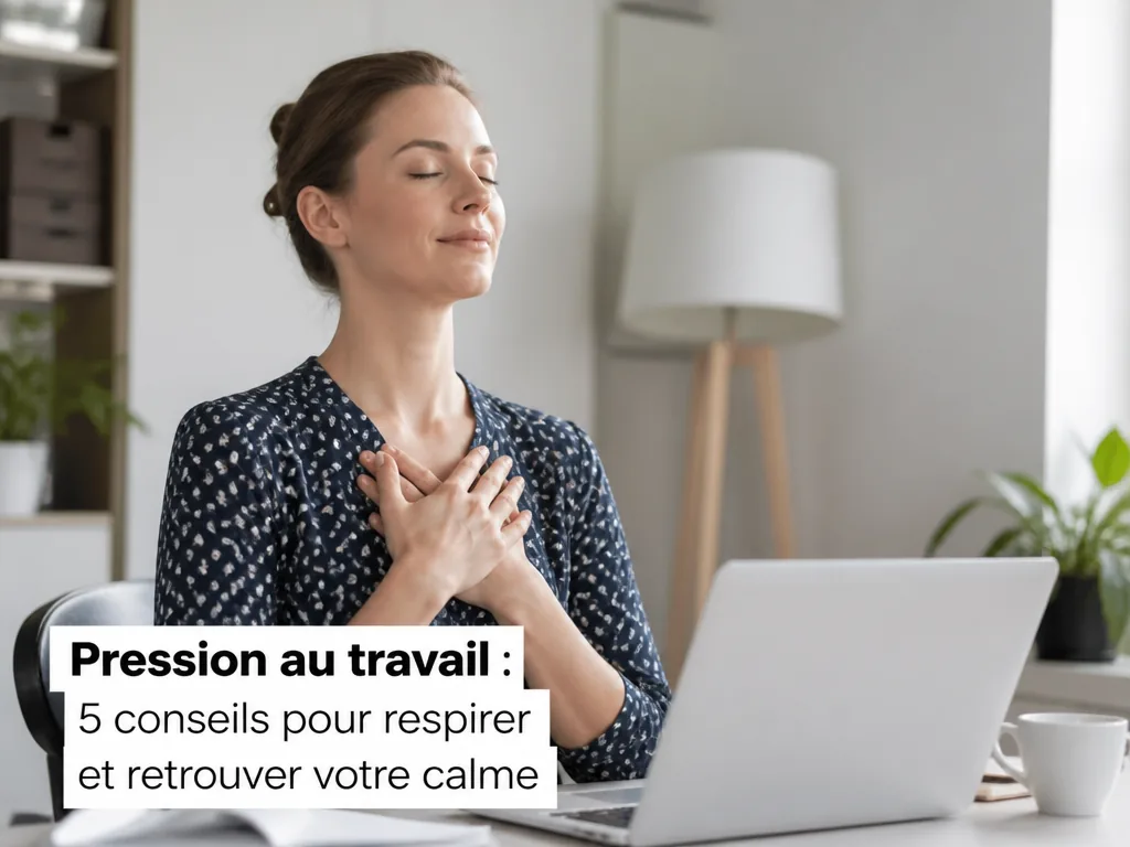 Pression au travail : 5 conseils pour respirer et retrouver votre calme